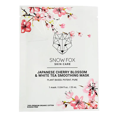 桜＆ホワイトティー スムージング マスク（Snow Fox Skincare）