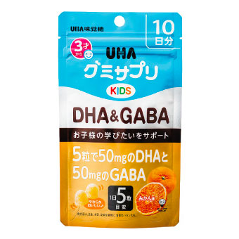 UHAグミサプリKIDS DHA＆GABA（UHA味覚糖）