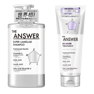 スーパーラメラシャンプー＆EXモイストトリートメント FOR DAILY DAMAGE（THE ANSWER）